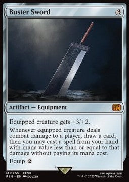 Buster Sword FIN-255 Mythic Near Mint Deutsch