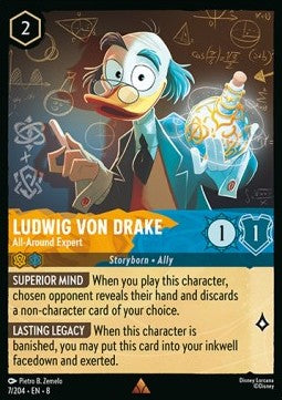Ludwig Von Drake - All-Around Expert 8JAF-7 Rare Near Mint Englisch