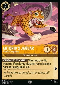 Antonio's Jaguar - Faithful Companion 8JAF-31 Common Near Mint Englisch Foil
