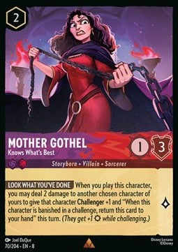 Mother Gothel - Knows What's Best 8JAF-70 Rare Near Mint Englisch