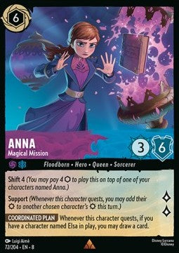 Anna - Magical Mission 8JAF-72 Rare Near Mint Englisch Foil