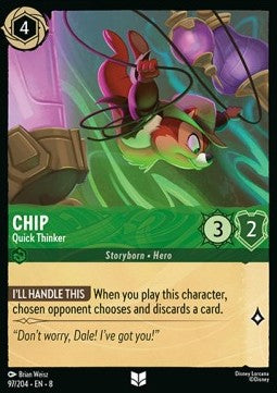 Chip - Quick Thinker 8JAF-97 Uncommon Near Mint Englisch Foil
