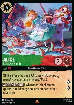 Alice - Clumsy as Can Be 8JAF-104 Rare Near Mint Englisch