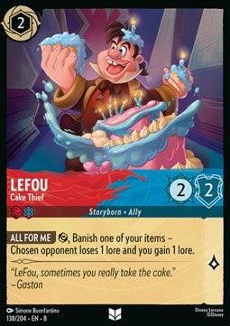 LeFou - Cake Thief 8JAF-138 Uncommon Near Mint Englisch Foil
