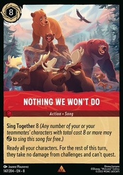 Nothing We Won't Do 8JAF-147 Rare Near Mint Englisch