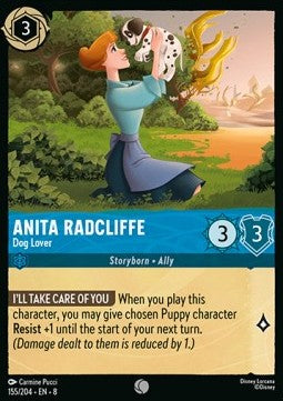 Anita Radcliffe - Dog Lover 8JAF-155 Common Near Mint Englisch Foil