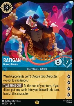 Rattenzahn - Gieriges Genie 8JAF-167 Legendary Near Mint Deutsch Foil