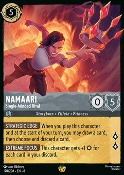 Namaari - Single-Minded Rival 8JAF-198 Legendary Near Mint Englisch