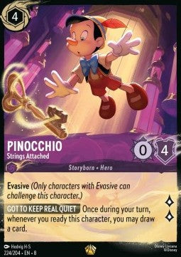 Pinocchio - An Fäden geknüpft 8JAF-224 Legendary Near Mint Deutsch Foil