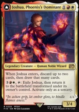 Joshua, Phoenix's Dominant // Phoenix, Warden of Fire FIN-229 Rare Near Mint Englisch