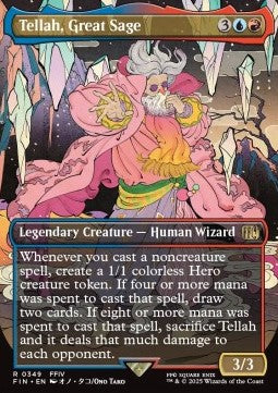 Tellah, Great Sage XFIN-349 Rare Near Mint Englisch
