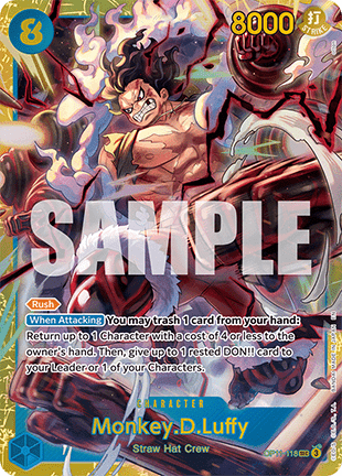 Monkey.D.Luffy (OP11-118) (V.1) OP11 Secret Rare Near Mint Englisch