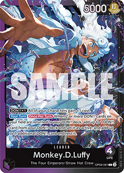 Monkey.D.Luffy (OP09-061) ST-26 Leader Near Mint Englisch
