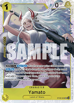 Yamato (ST28-005) ST-28 Super Rare Excellent Englisch