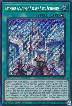 Kunstmagus-Akademie der arkanen Künste Acropolis (V.1) DUAD-054 Secret Rare Excellent Deutsch 1. Auflage