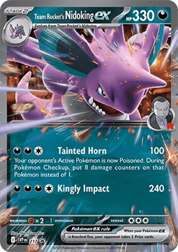 Team Rockets Nidoking ex SVP-217 Promo Excellent Deutsch