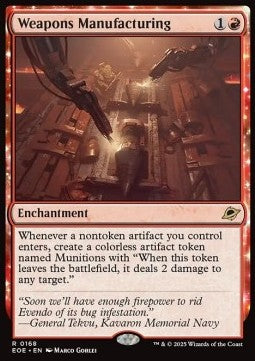 Weapons Manufacturing EOE-168 Rare Excellent Englisch Foil