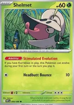 Shelmet WHT-008 Common Near Mint Englisch Reverse Holo
