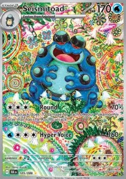 Seismitoad BLK-105 Illustration Rare Near Mint Englisch