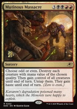 Mutinous Massacre PEOE-222 Rare Near Mint Englisch Foil