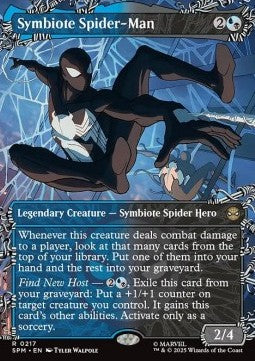 Symbiote Spider-Man XSPM-217 Rare Near Mint Englisch Foil