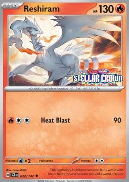 Reshiram SCR-022 Promo Near Mint Deutsch