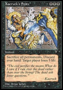 Kaervek's Spite VIS- Rare Good Englisch