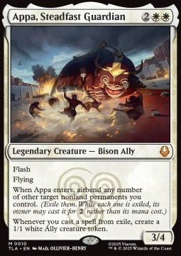 Appa, Steadfast Guardian TLA-10 Mythic Near Mint Englisch Foil