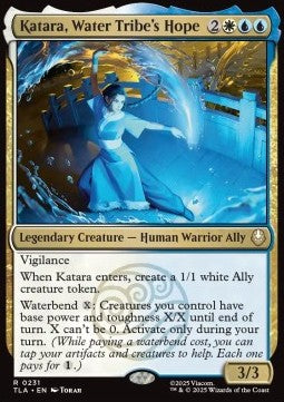 Katara, Water Tribe's Hope TLA-231 Rare Excellent Englisch