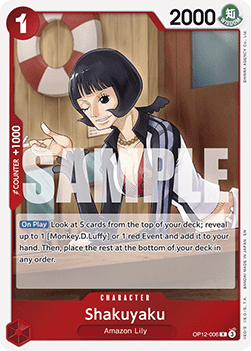 Shakuyaku (OP12-006) OP12 Rare Boosterfrisch Englisch