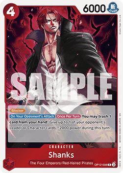 Shanks (OP12-008) (V.1) OP12 Shanks (OP12-008) Boosterfrisch Englisch