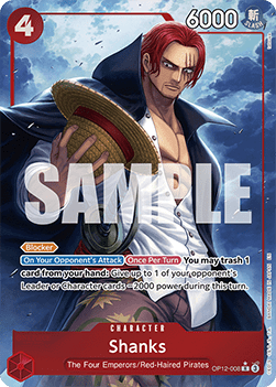 Shanks (OP12-008) (V.2) OP12 Alternate Art Boosterfrisch Englisch
