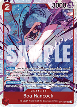 Boa Hancock (OP12-014) (V.1) OP12 Super Rare Boosterfrisch Englisch