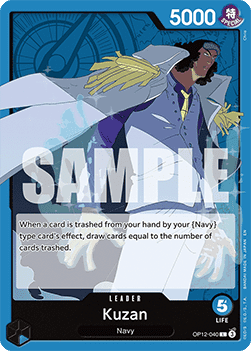 Kuzan (OP12-040) (V.1) OP12 Leader Boosterfrisch Englisch