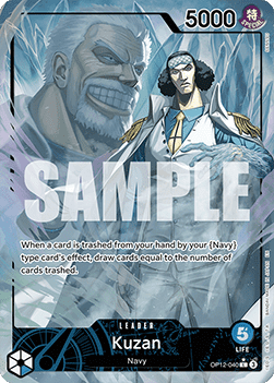 Kuzan (OP12-040) (V.2) OP12 Alternate Art Boosterfrisch Englisch