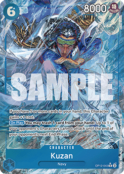 Kuzan (OP12-043) (V.2) OP12 Alternate Art Boosterfrisch Englisch