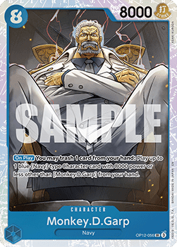 Monkey.D.Garp (OP12-056) (V.1) OP12 Super Rare Boosterfrisch Englisch