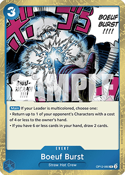 Boeuf Burst (OP12-060) (V.1) OP12 Rare Boosterfrisch Englisch