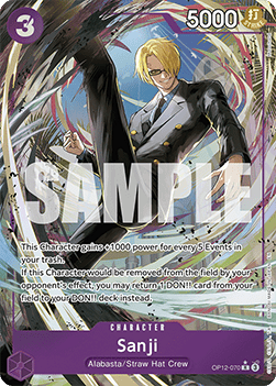 Sanji (OP12-070) (V.2) OP12 Alternate Art Boosterfrisch Englisch