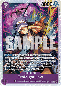 Trafalgar Law (OP12-073) (V.1) OP12 Trafalgar Law (OP12-073) Boosterfrisch Englisch