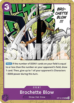 Brochette Blow (OP12-078) OP12 Uncommon Boosterfrisch Englisch