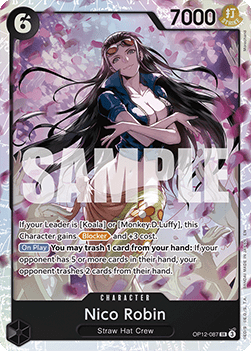 Nico Robin (OP12-087) (V.1) OP12 Super Rare Near Mint Englisch