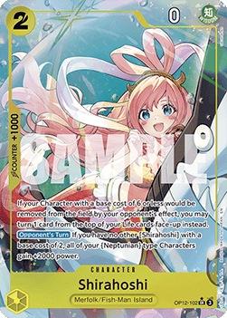 Shirahoshi (OP12-102) (V.2) OP12 Alternate Art Boosterfrisch Englisch