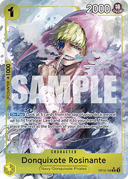 Donquixote Rosinante (OP12-108) (V.2) OP12 Alternate Art Boosterfrisch Englisch