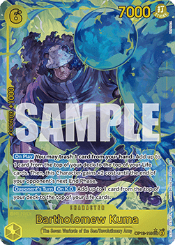 Bartholomew Kuma (OP12-119) (V.2) OP12 Alternate Art Boosterfrisch Englisch