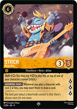Stitch - Rockstar 9FAB-3 Super Rare Near Mint Deutsch Foil