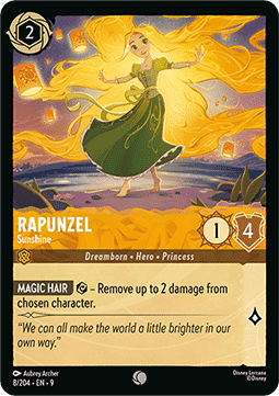 Rapunzel - Sonnenschein 9FAB-8 Common Boosterfrisch Deutsch