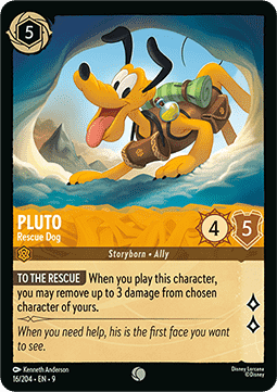 Pluto - Rettungshund 9FAB-16 Common Boosterfrisch Deutsch Foil