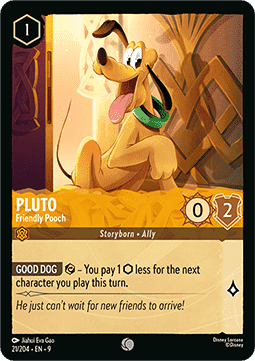 Pluto - Freundliches Hündchen 9FAB-21 Common Boosterfrisch Deutsch Foil