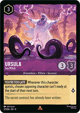 Ursula - Seehexe (V.1) 9FAB-37 Rare Boosterfrisch Deutsch